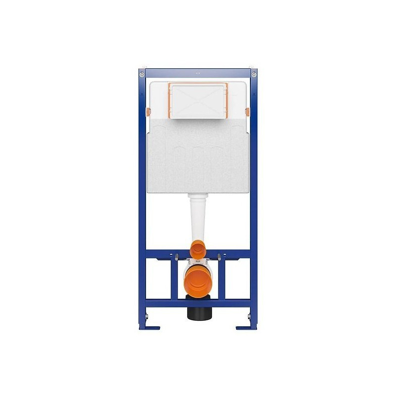 Elegancki Zestaw City Oval CleanOn: Podtynkowy B635, Czarna Duroplast Miska - Model S701-662
