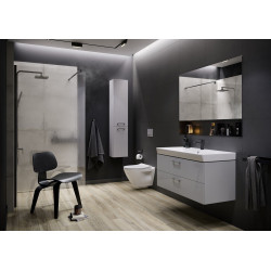 Ekskluzywny Zestaw Podtynkowy B625 z Miską MILLE PLUS CleanOn Czarny Mat S701-649