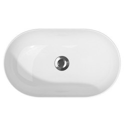 Owalna Umywalka Nablatowa Inverto 60cm - Nowoczesna Elegancja dla Twojej Łazienki
