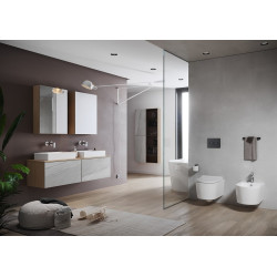 Elegancka umywalka ceramiczna Inverto 60cm – stylowa prostokątna!