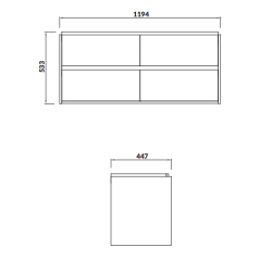Elegancki Zestaw Szafka CREA z Umywalką - Nowoczesny Design