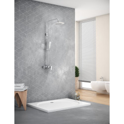 Nowoczesny Zestaw Prysznicowo-Wannowy RAIN ALTAR White – Elegancja i Styl w Twojej Łazience