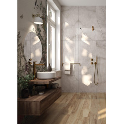 Elegancka Bateria Umywalkowa Wysoka z Brązu Szczotkowanego - Nowoczesny Design i Jakość