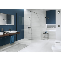 Stylowa Ścianka Prysznicowa Walk-in MILLE Chromowana 30x200 – Elegancja i Funkcjonalność