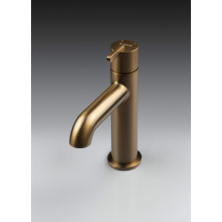 Deante Silia bateria umywalkowa brąz szczotkowany