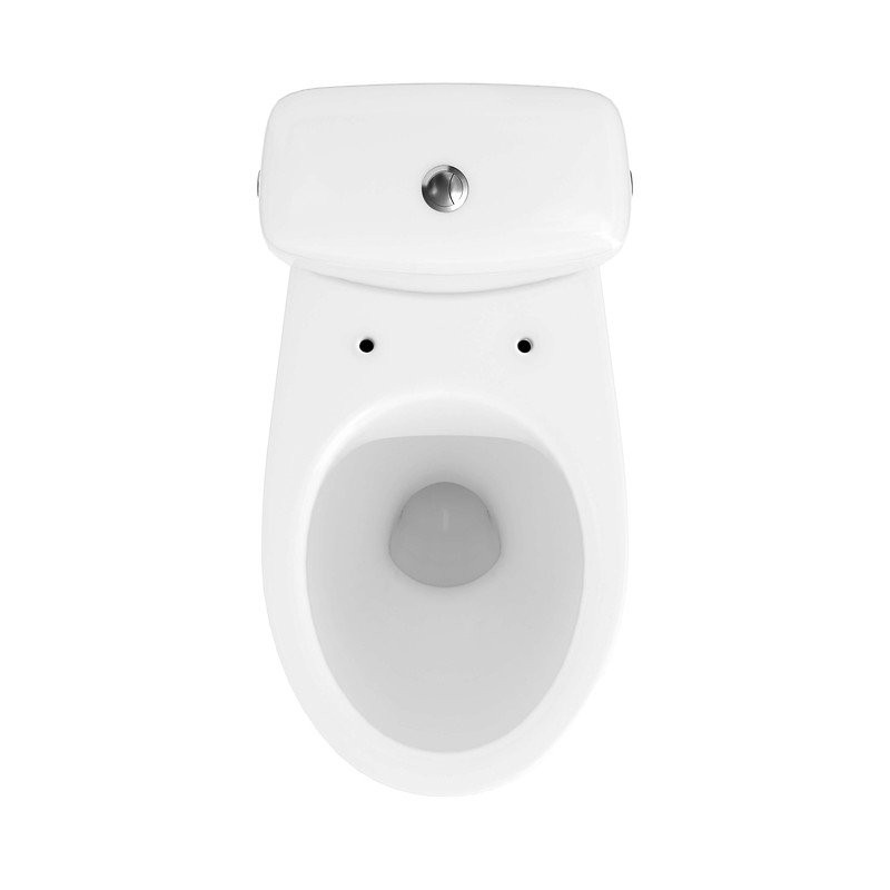 CERSANIT Cersania 696 WC Kompakt z Deską Slim, Biały Połysk, SimpleOn, Odpływ Poziomy