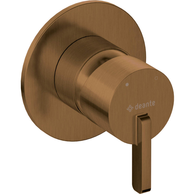 Elegancka podtynkowa bateria prysznicowa w brązie - wyrazisty styl dla Twojej łazienki