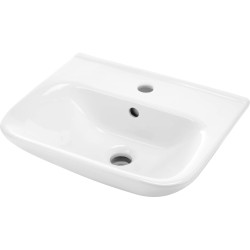 Elegancka umywalka ceramiczna ścienna - styl i trwałość