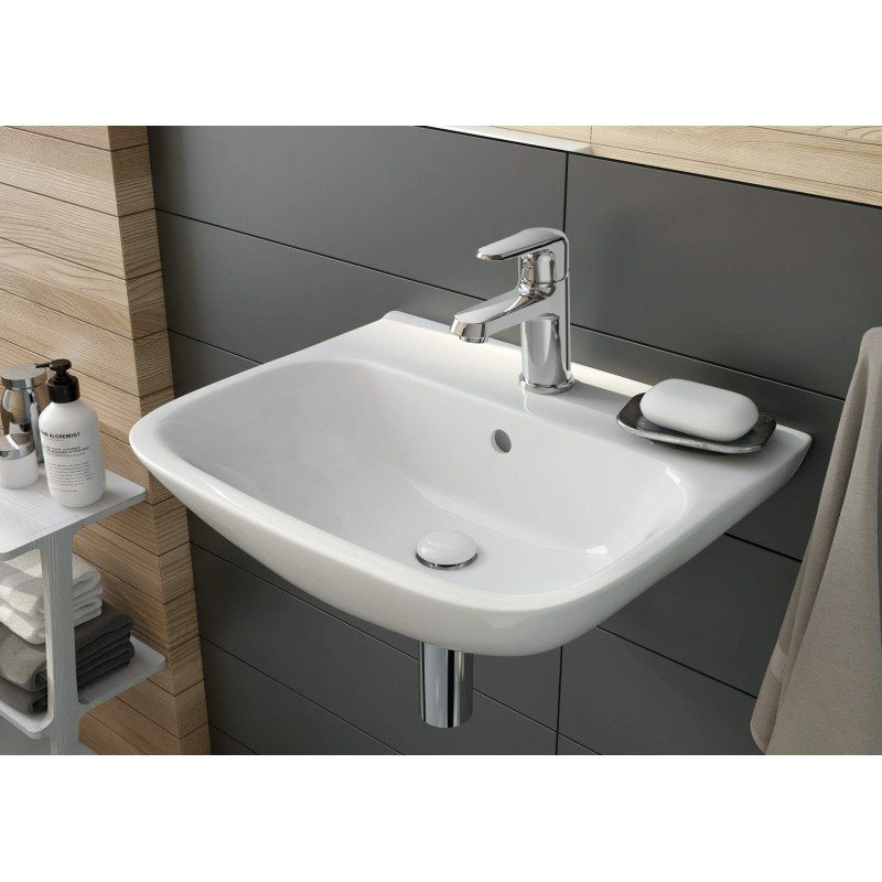 Elegancka umywalka ceramiczna ścienna - styl i trwałość