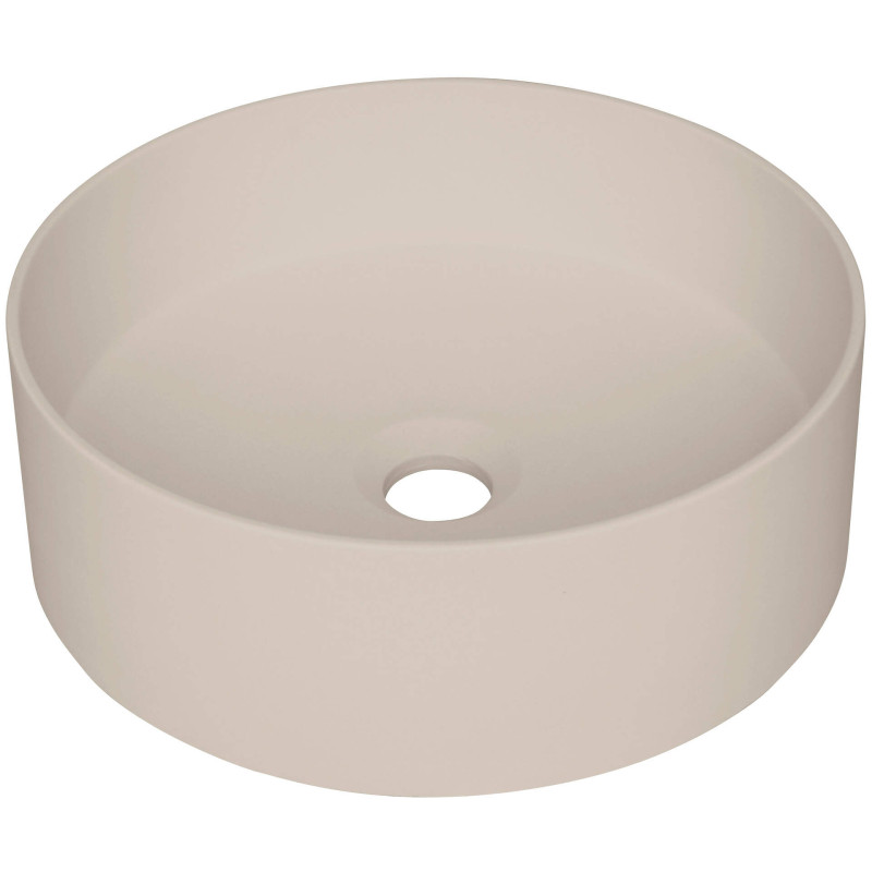 Elegancka Umywalka Granitowa Nablatowa - Beżowy Styl i Funkcjonalność