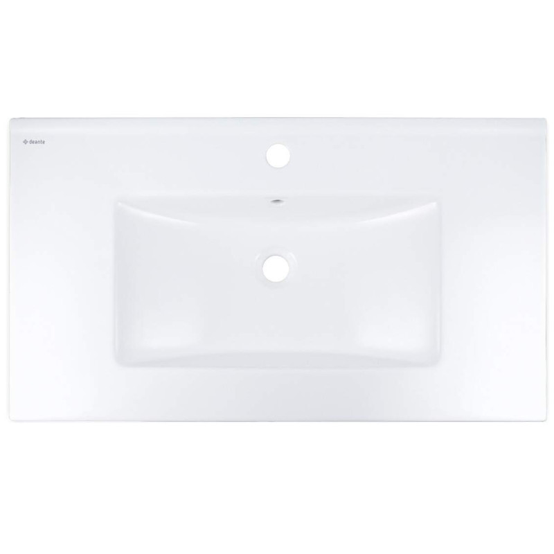 Elegancka Umywalka Ceramiczna z Otworem na Baterię – Biała, Wpuszczana, Gwarancja 10 Lat