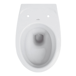 Elegancka Miska WC Delfi z Antybakteryjną Deską Duroplastową