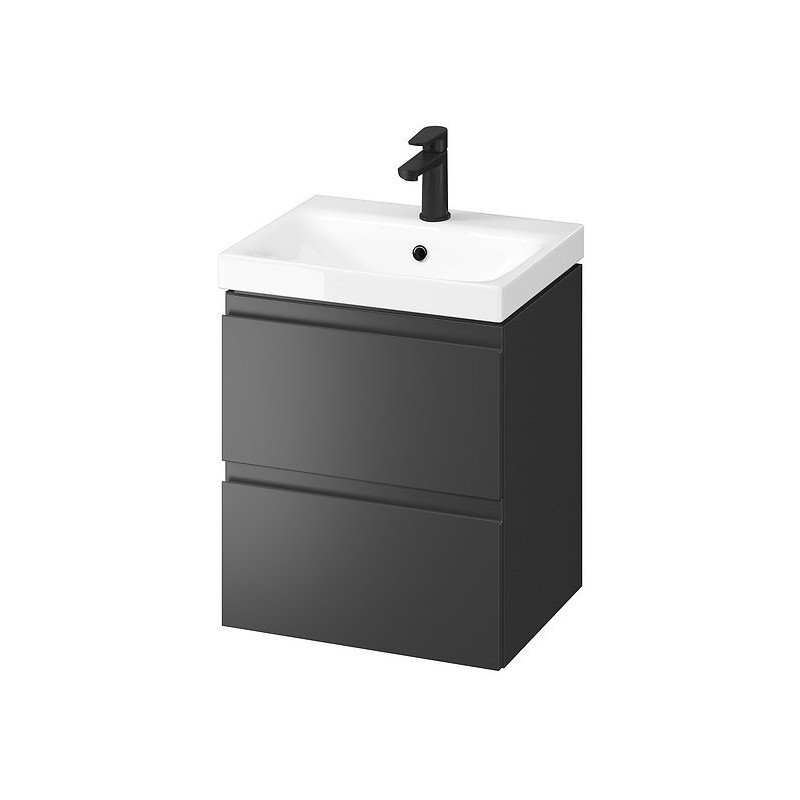 Moduo 50 Antracyt - Elegancka Szafka z Umywalką dla Twojej Łazienki