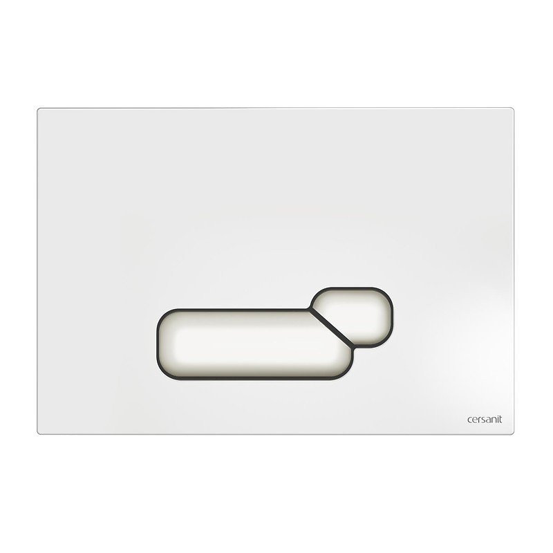 Elegancki Przycisk Actis - Nowoczesne Sterowanie Koloru Białego