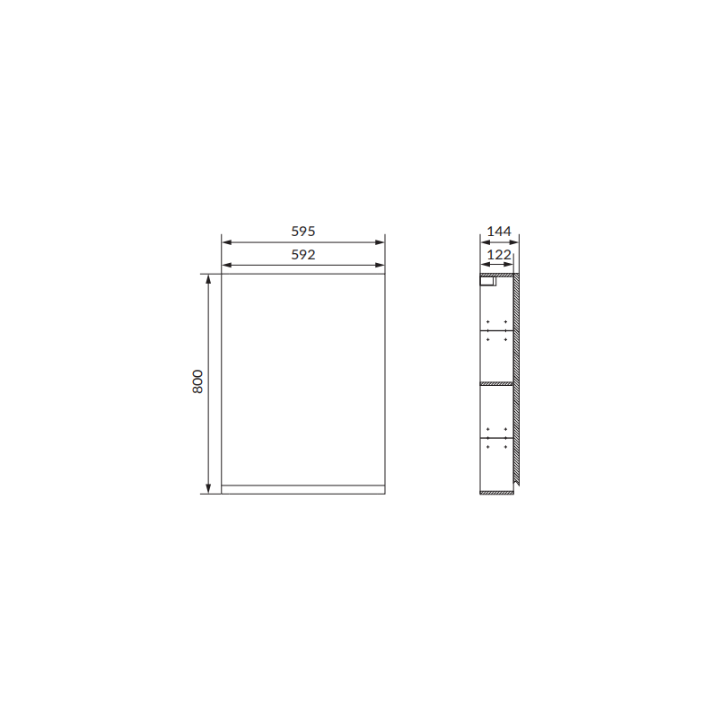 Moduo 60: Antracytowa Szafka z Lustrem - Elegancja i Funkcjonalność!