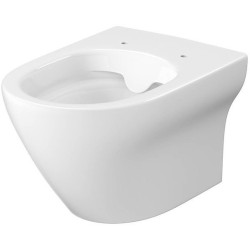 Elegancka Miska WC LARGA OVAL CLEAN ON z SMUKŁĄ Deską Duroplast