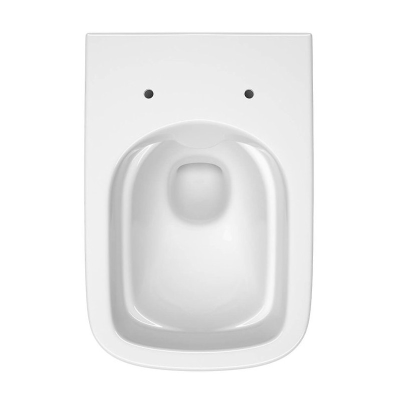 Nowoczesna Miska WC UM LARGA SQUARE CLEAN ON z Deską SLIM Duroplast