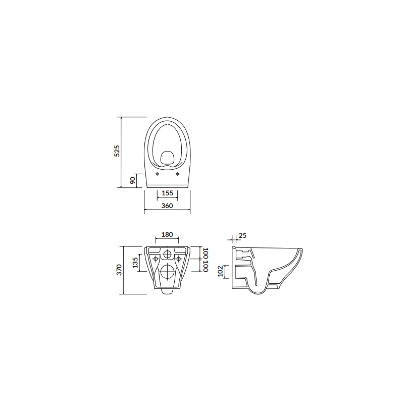 Elegancka Miska WC Wisząca MODUO CLEANON - Nowoczesność i Higiena