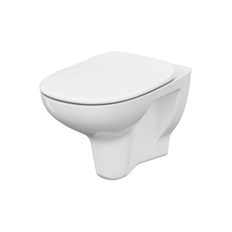 Kompletny Zestaw WC ARTECO NEW CLEANON - Miska z Wolnoopadającą Deską