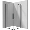 Luksusowa kabina prysznicowa 90x90 cm Nero z powłoką ochronną - elegancja i funkcjonalność