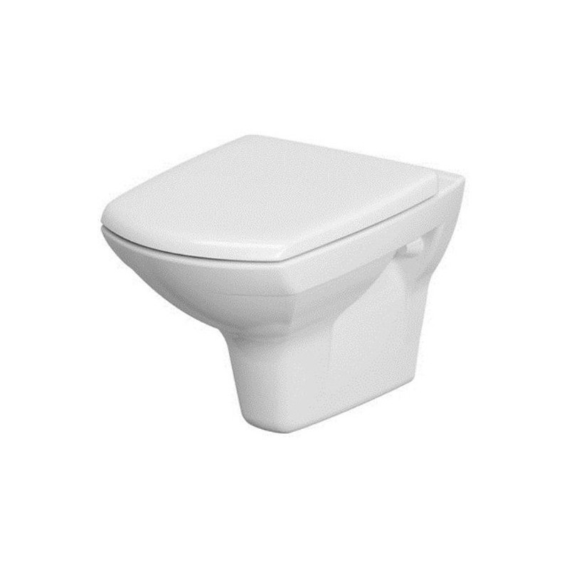 Elegancka Miska WC CARINA CLEANON z Wytrzymałą Deską Duroplast
