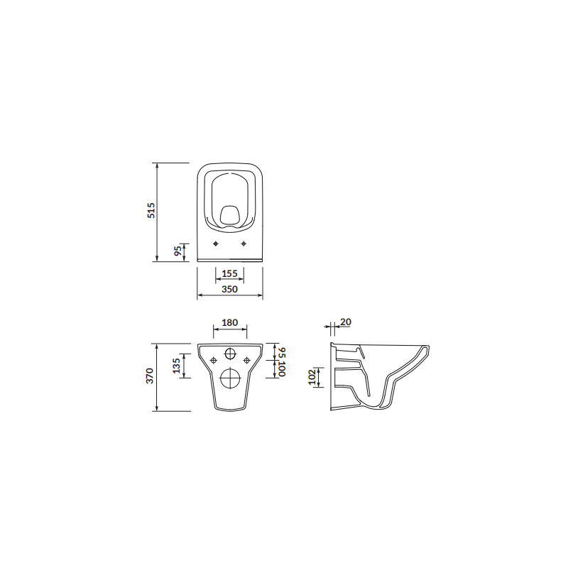Elegancka Miska WC COMO CLEANON - Nowoczesny Styl, Bez Kompromisów