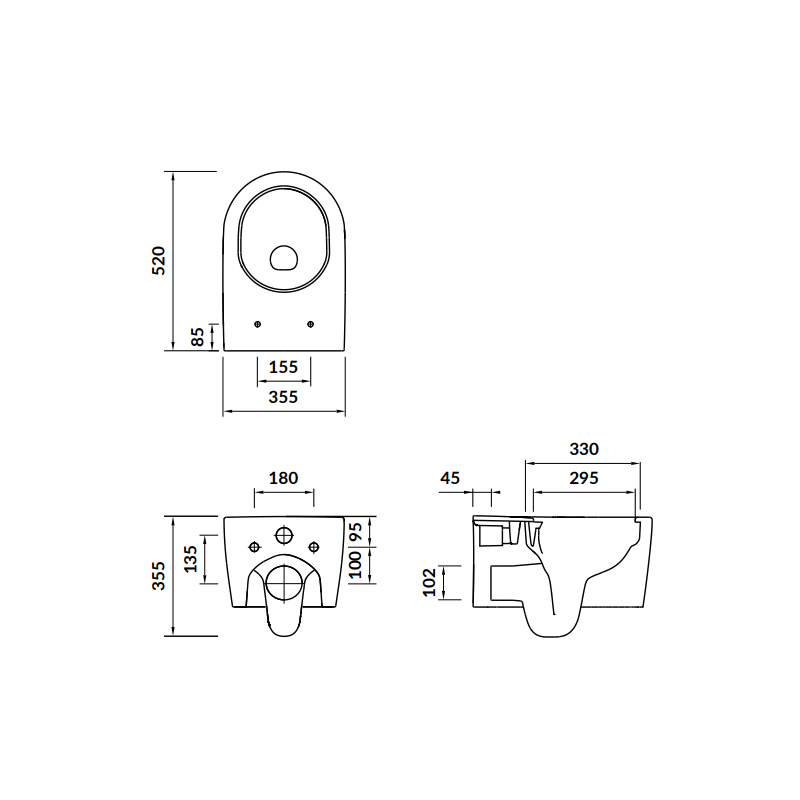 Nowoczesna Miska WC INVERTO z Deska Duroplast Wolnoopadająca - Komfort w Każdej Łazience