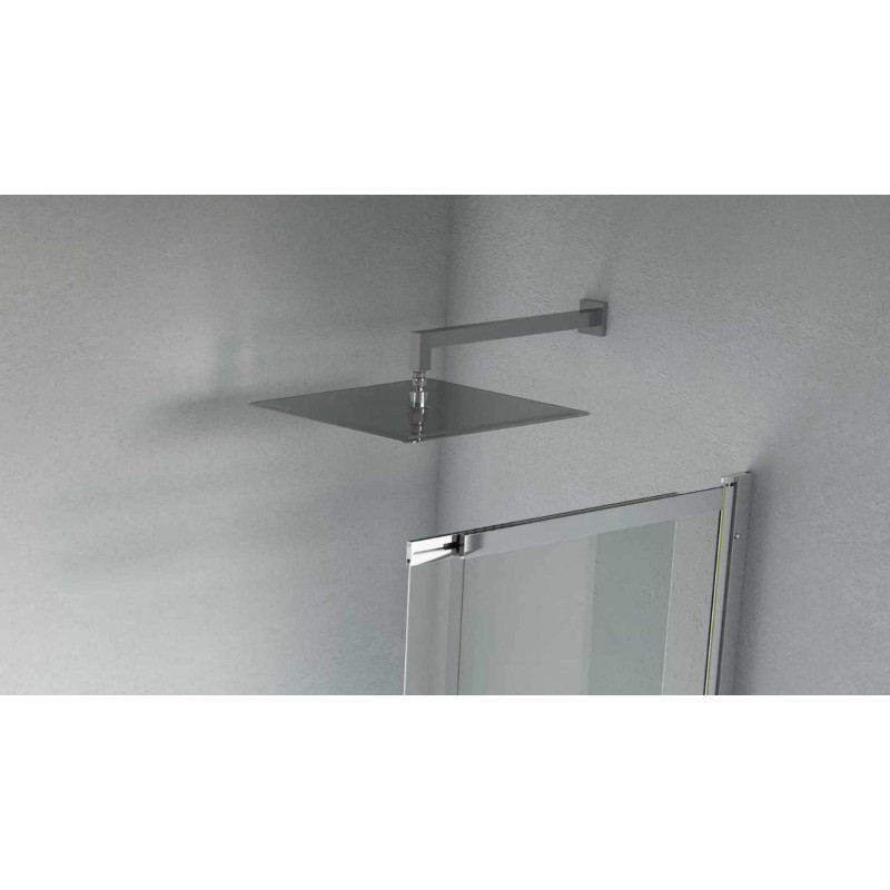 Głowica prysznicowa 20 cm kwadratowa slim, chrom