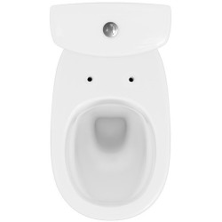 Cersanit Arteco CleanOn WC Kompakt z Wolnoopadającą Deską, Biały Połysk, Bezrantowy Design