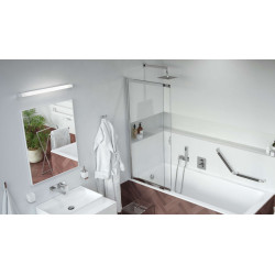 Głowica prysznicowa 30 cm kwadratowa  slim, chrom