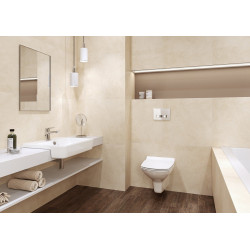 Cersanit CleanOn Carina New - WC Kompakt z Deską Wolnoopadającą, Biały Połysk