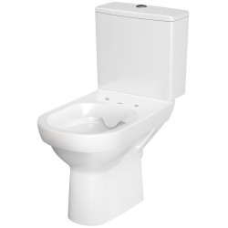 Nowoczesna Miska WC Cersanit City CleanOn z Wolnoopadającą Deską - Biały Połysk