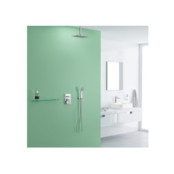 Głowica prysznicowa 20x30 cm prostokątna slim, chrom