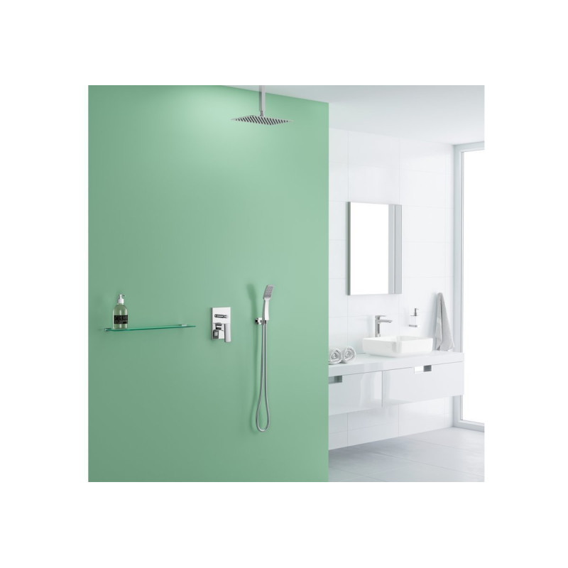 Excellent Głowica prysznicowa 20x30 cm prostokątna slim  chrom