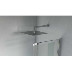 Excellent Ramię prysznicowe ścienne 40 cm kwadratowe  chrom