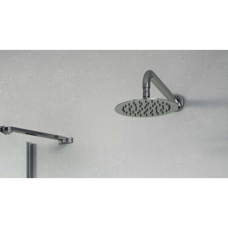 Excellent Głowica prysznicowa 20 cm okrągła slim  chrom