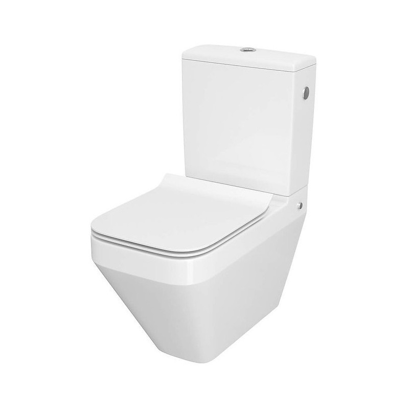 Zestaw WC Kompakt CREA CLEANON + Smukła Deska Duroplast – Elegancja i Wygoda w Twojej Łazience