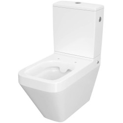 Zestaw WC Kompakt CREA CLEANON + Smukła Deska Duroplast – Elegancja i Wygoda w Twojej Łazience