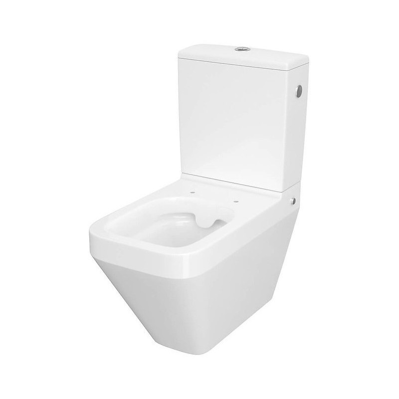 Zestaw WC Kompakt CREA CLEANON + Smukła Deska Duroplast – Elegancja i Wygoda w Twojej Łazience