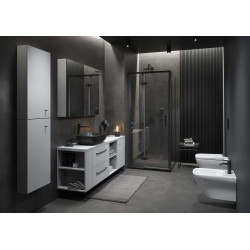 CERSANIT LARGA SQUARE - Nowoczesny bidet wiszący, elegancja w prostokącie!