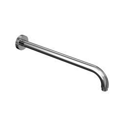 Ramię prysznicowe ścienne 40 cm okrągłe, chrom