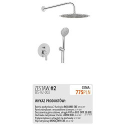 Zestaw Prysznicowy Podtynkowy inBOX 2 - Nowoczesność i Styl w Twojej Łazience