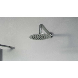 Ramię prysznicowe ścienne 40 cm okrągłe, chrom