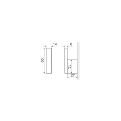 Riko haczyk pojedynczy, chrom