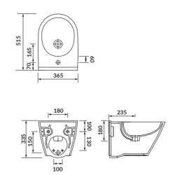 Nowoczesny Bidet Wiszący CITY OVAL CERSANIT - Elegancja i Komfort w Twojej Łazience