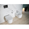 Odkryj Nowoczesny Design: INVERTO Zaokrąglony Bidet Zawieszany CERSANIT K671-002