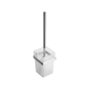 Riko szczotka wc wisząca szklana, chrom