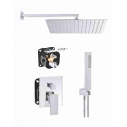 Ekskluzywny Zestaw Natryskowy Kubiko Podtynkowy inBOX 4 - Nowoczesny Design!