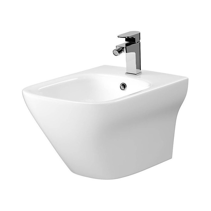 Elegancki Bidet Zawieszany LARGA SQUARE Cersanit - Nowoczesna Prostokątna Forma