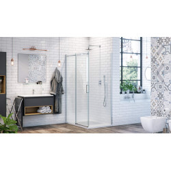 Excellent Riko kubek stojący szklany  chrom